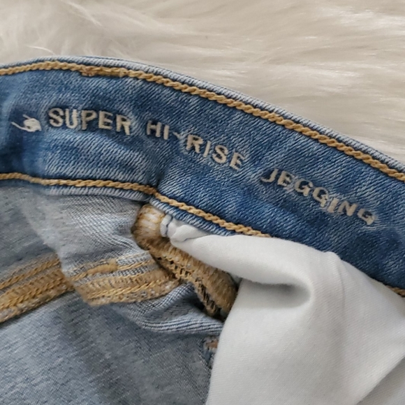 American Eagle super hi rise jegging size 00R - Picture 6 of 9